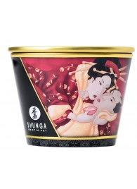 Массажная  свеча Sparkling Strawberry Wine с ароматом клубничного вина - 170 мл. - Shunga - купить с доставкой в Новороссийске