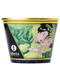Массажная свеча Exotic Green Tea с ароматом зелёного чая - 170 мл. - Shunga - купить с доставкой в Новороссийске