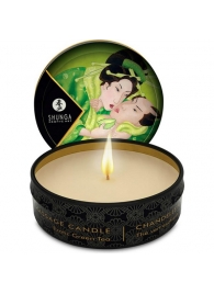 Массажная свеча Exotic Green Tea с ароматом зелёного чая - 30 мл. - Shunga - купить с доставкой в Новороссийске