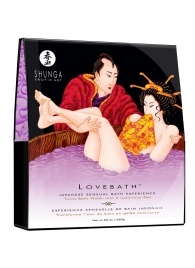 Соль для ванны Lovebath Sensual lotus, превращающая воду в гель - 650 гр. - Shunga - купить с доставкой в Новороссийске