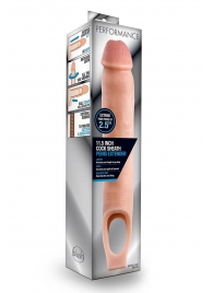 Телесная насадка на пенис 11.5 Inch Cock Sheath Penis Extender - 29,2 см. - Blush Novelties - в Новороссийске купить с доставкой