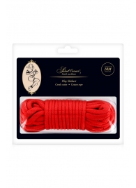 Красная веревка для фиксации - 10 м. - Sweet Caress - купить с доставкой в Новороссийске