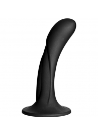 Черная изогнутая насадка Vac-U-Lock G-Spot - 16,5 см. - Doc Johnson - купить с доставкой в Новороссийске