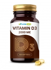Пищевая добавка SuperCaps VITAMIN D3 2000 ME - 120 капсул - SuperCaps - купить с доставкой в Новороссийске