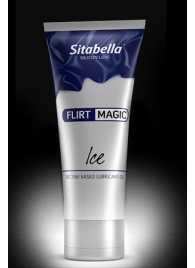 Силиконовая гель-смазка FLIRT MAGIC Ice с лёгким пролонгирующим эффектом - 75 мл. - Sitabella - купить с доставкой в Новороссийске