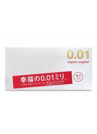 Ультратонкие презервативы Sagami Original 0.01 - 20 шт. - Sagami - купить с доставкой в Новороссийске