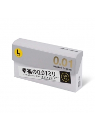 Презервативы Sagami Original 0.02 L-size увеличенного размера - 5 шт. - Sagami - купить с доставкой в Новороссийске