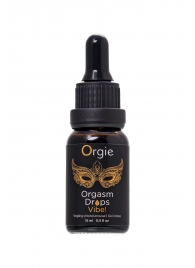 Возбуждающий гель для клитора ORGIE Orgasm Drops Vibe - 15 мл. - ORGIE - купить с доставкой в Новороссийске