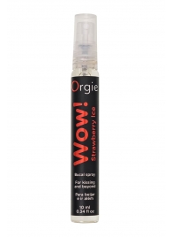 Оральный спрей ORGIE Wow! Strawberry Ice Blowjob Spray с охлаждающим и возбуждающим эффектом - 10 мл. - ORGIE - купить с доставкой в Новороссийске