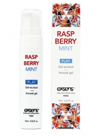 Возбуждающий гель Raspberry Mint с ароматом малины и мяты - 15 мл. - Exsens - купить с доставкой в Новороссийске