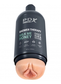 Телесный мастурбатор-вагина Shower Therapy Milk Me Honey - Pipedream - в Новороссийске купить с доставкой