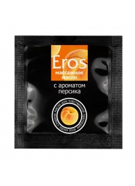 Саше массажного масла Eros exotic с ароматом персика - 4 гр. - Биоритм - купить с доставкой в Новороссийске