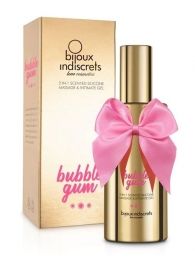 Гель с ароматом жвачки Bubblegum 2-in-1 Scented Silicone Massage And Intimate Gel - 100 мл. - Bijoux Indiscrets - купить с доставкой в Новороссийске