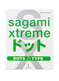Презерватив Sagami Xtreme Type-E с точками - 1 шт. - Sagami - купить с доставкой в Новороссийске