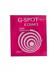 Стимулирующий интимный крем для женщин Cosmo G-spot - 2 гр. - Биоритм - купить с доставкой в Новороссийске