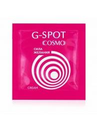 Стимулирующий интимный крем для женщин Cosmo G-spot - 2 гр. - Биоритм - купить с доставкой в Новороссийске