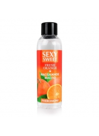 Массажное масло Sexy Sweet Fresh Orange с ароматом апельсина и феромонами - 75 мл. - Биоритм - купить с доставкой в Новороссийске