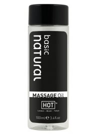 Массажное масло для тела Natural Basic - 100 мл. - HOT - купить с доставкой в Новороссийске