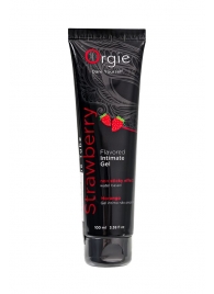 Интимный гель на водной основе Lube Tube Strawberry с клубничным вкусом - 100 мл. - ORGIE - купить с доставкой в Новороссийске