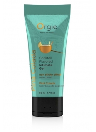 Съедобный интимный гель Orgie Lube Tube Cocktail Pina Colada - 50 мл. - ORGIE - купить с доставкой в Новороссийске