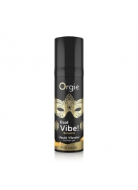 Съедобный гель Dual Vibe Pina Colada с эффектом вибрации и вкусом коктейля пина колада - 15 мл. - ORGIE - купить с доставкой в Новороссийске