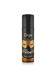 Съедобный гель Dual Vibe Sex On The Beach с эффектом вибрации и вкусом коктейля «секс на пляже» - 15 мл. - ORGIE - купить с доставкой в Новороссийске