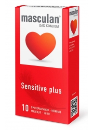 Презервативы Masculan Sensitive plus - 10 шт. - Masculan - купить с доставкой в Новороссийске