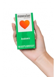 Презервативы анатомической формы Masculan Anatomic - 10 шт. - Masculan - купить с доставкой в Новороссийске