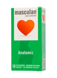 Презервативы анатомической формы Masculan Anatomic - 10 шт. - Masculan - купить с доставкой в Новороссийске