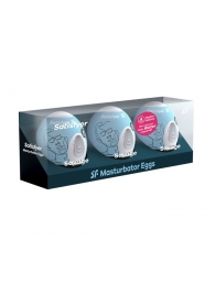 Набор из 3 мастурбаторов-яиц Satisfyer Savage - Satisfyer - в Новороссийске купить с доставкой