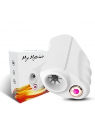 Белый вибромастурбатор Mini Masturbator - Silicone Toys - в Новороссийске купить с доставкой
