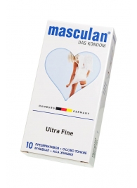 Ультратонкие презервативы Masculan Ultra Fine с обильной смазкой - 10 шт. - Masculan - купить с доставкой в Новороссийске
