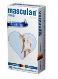 Ультратонкие презервативы Masculan Ultra Fine с обильной смазкой - 10 шт. - Masculan - купить с доставкой в Новороссийске