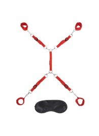 Красная фиксация на матрас Classic Bedspreader - Lux Fetish - купить с доставкой в Новороссийске