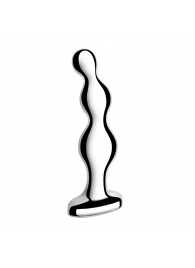 Стальной анальный фаллоимитатор для простаты Stainless Steel Anal Beads - 13 см. - b-Vibe - в Новороссийске купить с доставкой