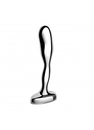 Стальной стимулятор простаты Stainless Steel Prostate Plug - 11,5 см. - b-Vibe - в Новороссийске купить с доставкой