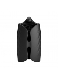 Черный мастурбатор с вибростимуляцией головки Black Glans Trainer - Baile - в Новороссийске купить с доставкой