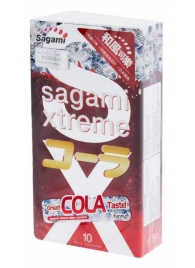 Ароматизированные презервативы Sagami Xtreme COLA - 10 шт. - Sagami - купить с доставкой в Новороссийске