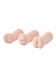 Набор из 3 мастурбаторов The Girl Next Door Tina - Dream Toys - в Новороссийске купить с доставкой