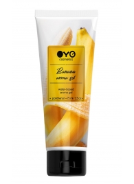 Лубрикант на водной основе OYO Aroma Gel Banana с ароматом банана - 75 мл. - OYO - купить с доставкой в Новороссийске