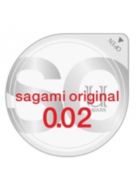 Ультратонкий презерватив Sagami Original - 1 шт. - Sagami - купить с доставкой в Новороссийске