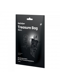 Черный мешочек для хранения игрушек Treasure Bag L - Satisfyer - купить с доставкой в Новороссийске