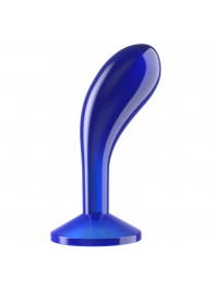 Синяя анальная втулка Flawless Clear Prostate Plug 6.0 - 15 см. - Lovetoy - в Новороссийске купить с доставкой