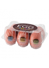 Набор из 6 мастурбаторов-яиц Tenga Egg Variety Pack V - Tenga - в Новороссийске купить с доставкой