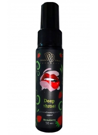 Спрей для горла Deep Throat с десенсибилизирующим эффектом и вкусом клубники - 50 мл. - БиоМед - купить с доставкой в Новороссийске