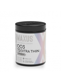 Экстремально тонкие презервативы MAXUS 003 Extra Thin - 15 шт. - Maxus - купить с доставкой в Новороссийске