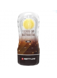 Прозрачный текстурированный мастурбатор Vacuum Cup Masturbator Stellar - Baile - в Новороссийске купить с доставкой