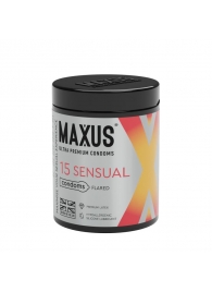 Анатомические презервативы MAXUS Sensual - 15 шт. - Maxus - купить с доставкой в Новороссийске
