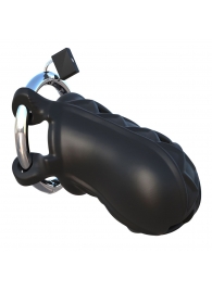 Черный замок верности Extreme Silicone Cock Blocker - Pipedream - купить с доставкой в Новороссийске