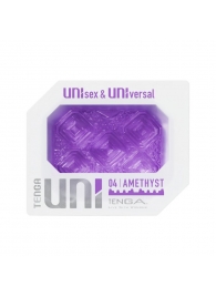 Фиолетовый мастурбатор-стимулятор Tenga Uni Amethyst - Tenga - в Новороссийске купить с доставкой